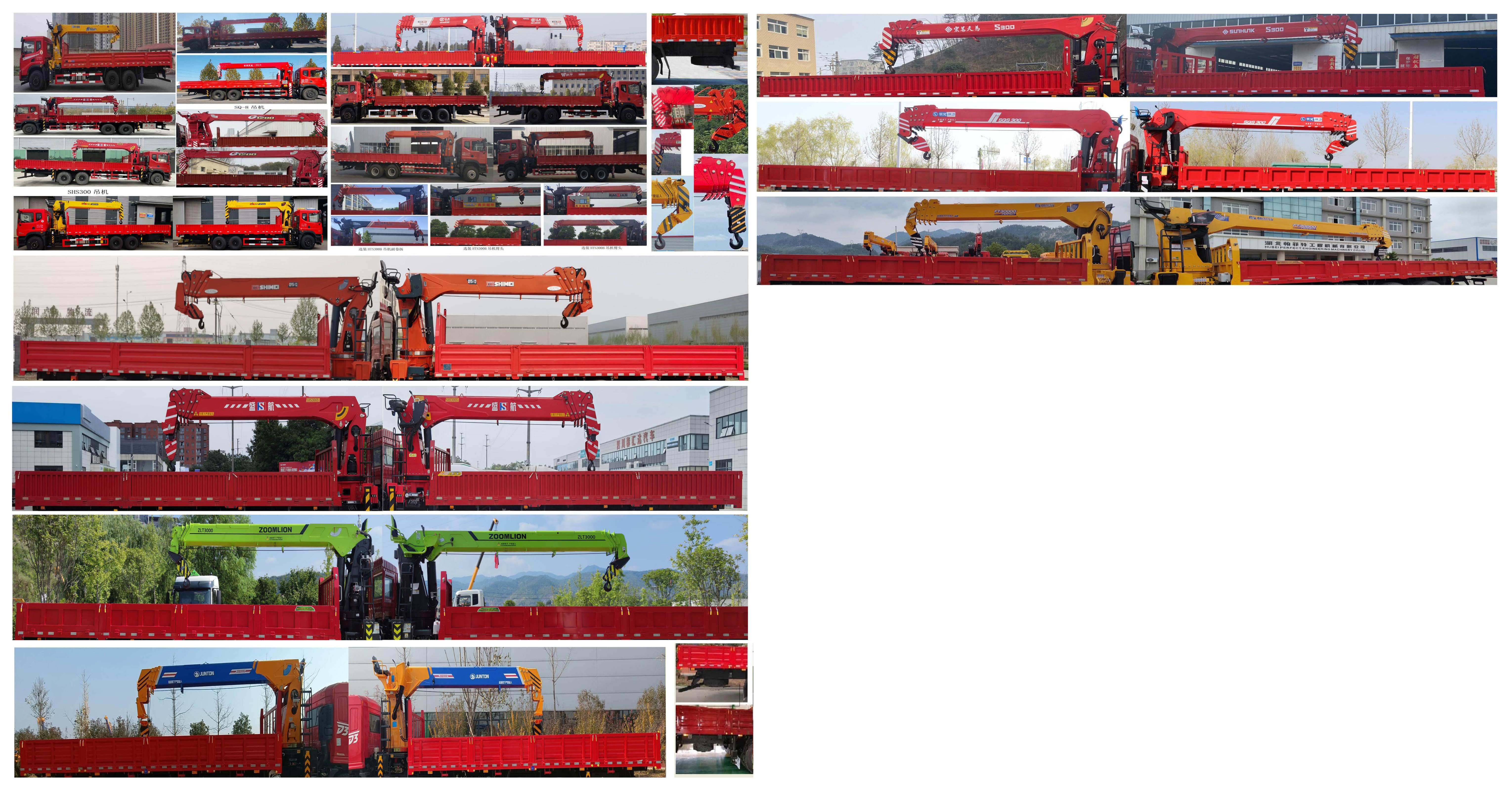 帕菲特牌PFT5256JSQD6A隨車起重運輸車公告圖片