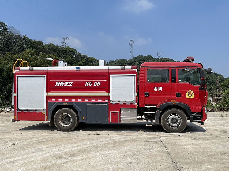 汉江牌HXF5190GXFSG80/HWVI水罐消防车公告图片