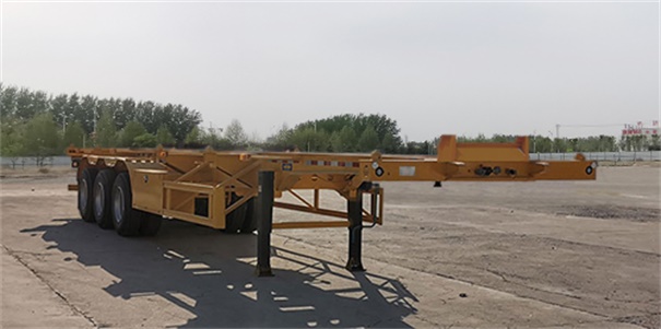 梁劲牌13米34.4吨3轴集装箱运输半挂车(ZYV9400TJZ)