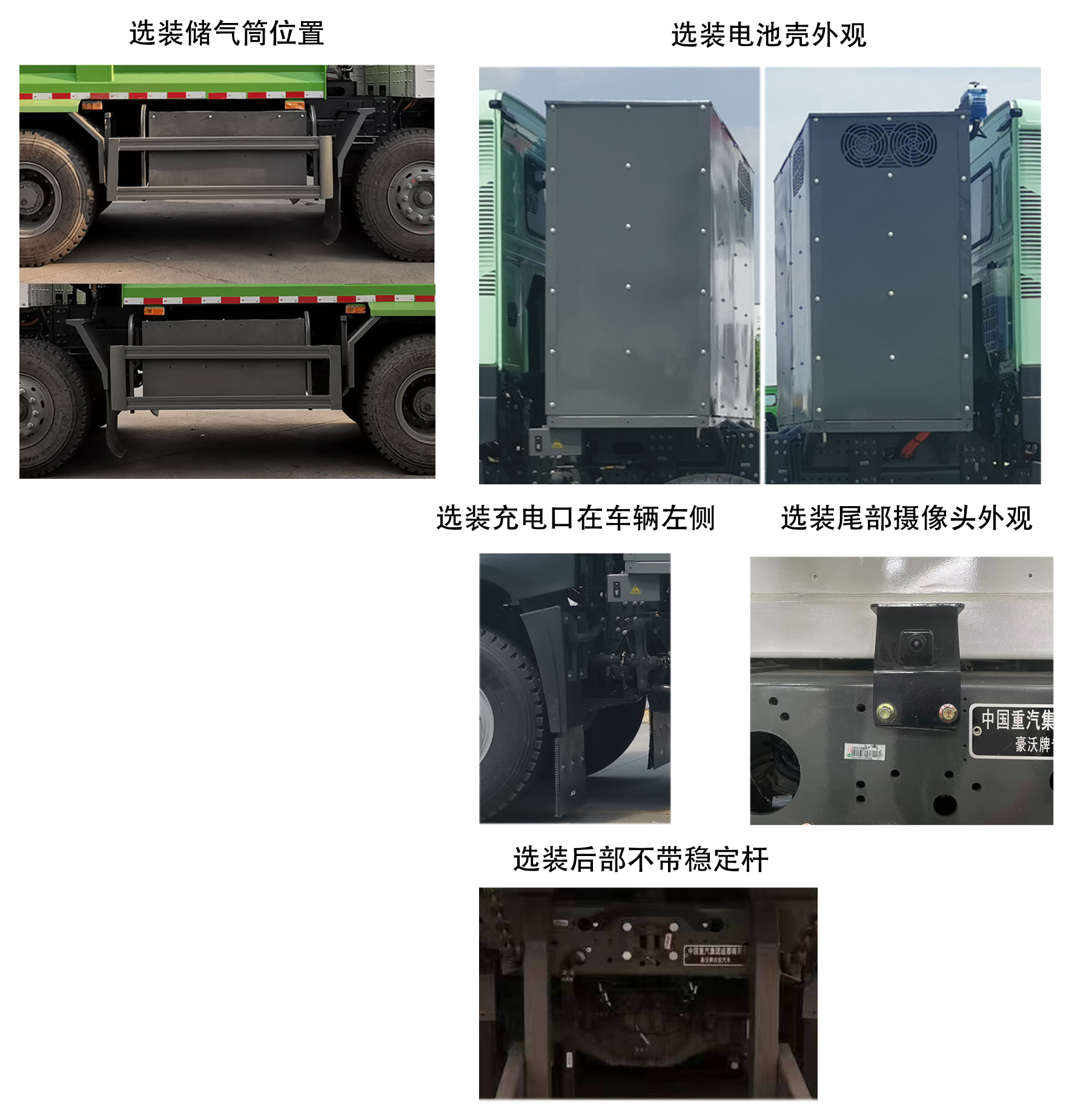 豪沃牌ZZ3312V3267Z1BEV纯电动自卸汽车公告图片