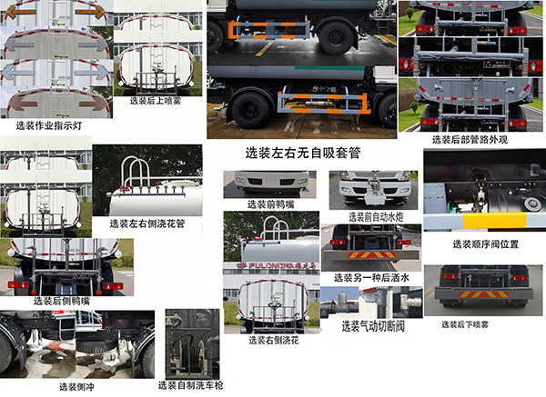 龍環(huán)牌FLM5167GSSDX6LH灑水車公告圖片