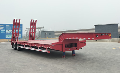 中郓通牌12.5米26.5吨2轴低平板半挂车(JZJ9330TDP)