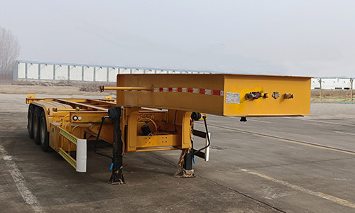 翼翔通牌10.7米35吨3轴集装箱运输半挂车(QAT9400TJZE)