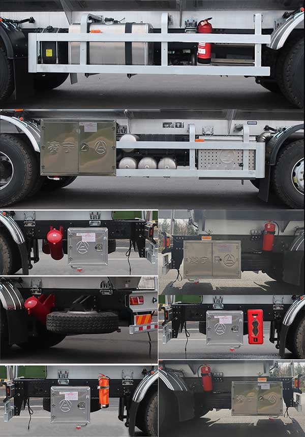 凌宇牌CLY5320GRYB铝合金易燃液体罐式运输车公告图片
