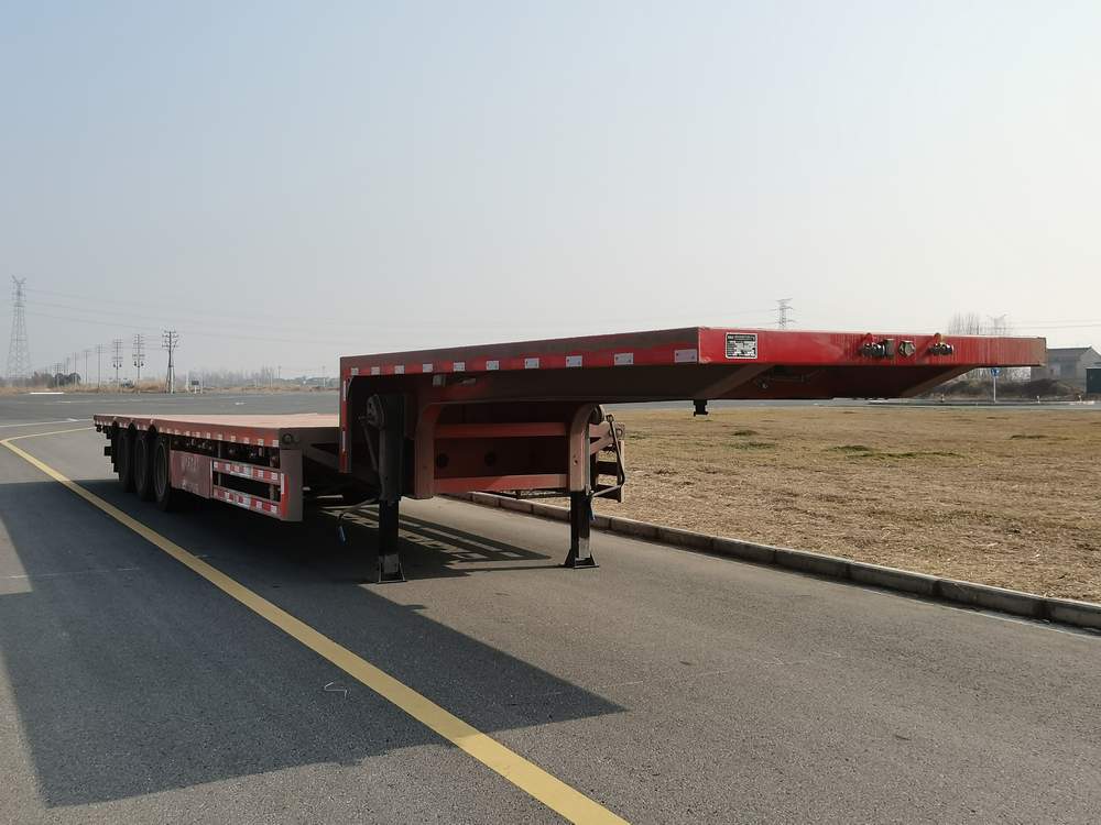闽鸿顺牌13.8米33.9吨3轴低平板半挂车(MHS9400TDP)