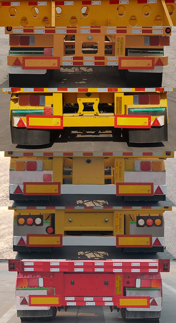 鲁犇牌TXL9401TJZE集装箱运输半挂车公告图片