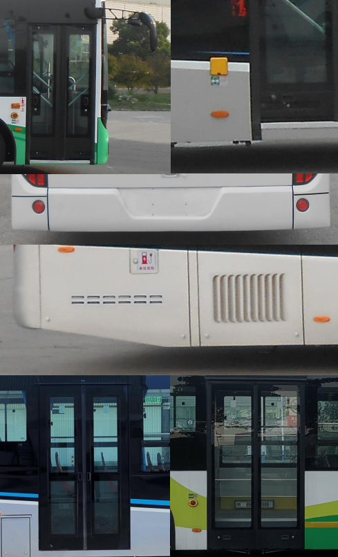 亚星牌JS6108GHFCEV2燃料电池低入口城市客车公告图片