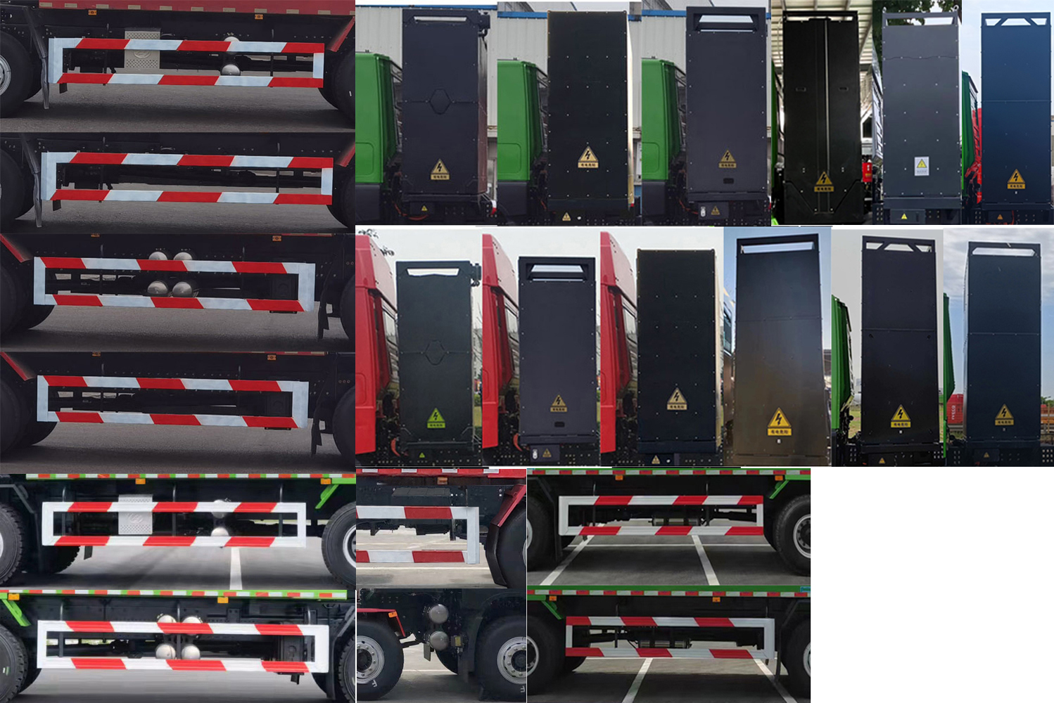 CQ3310BEVES56SH 红岩牌490马力前四后八纯电动8.2米换电式纯电动自卸汽车图片