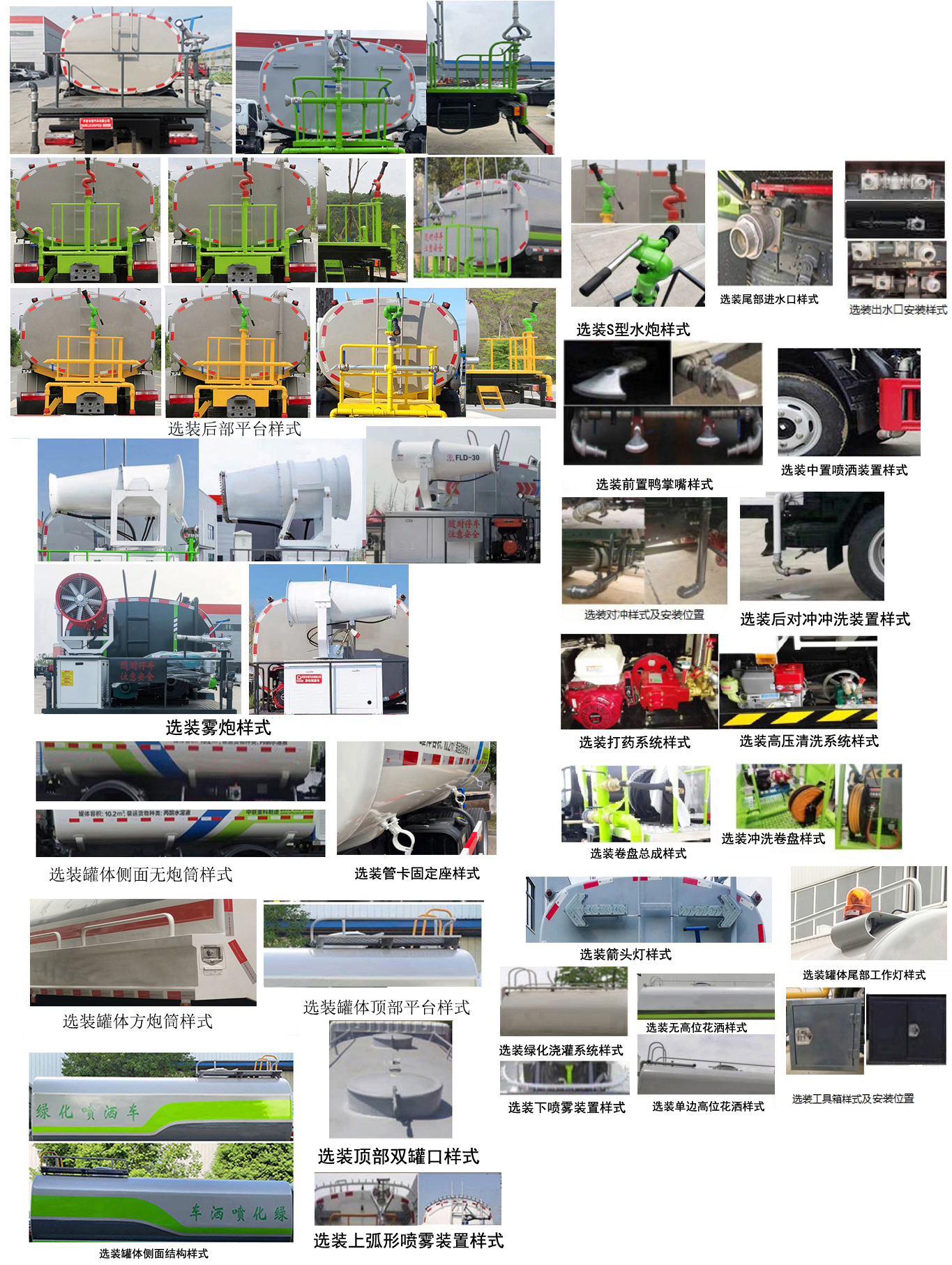 齊東方牌CLD5120GPSEQ6綠化噴灑車公告圖片