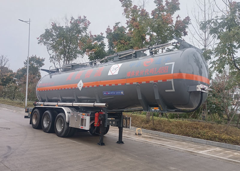 通华牌10.1米34吨3轴毒性和感染性物品罐式运输半挂车(THT9404GDGDY25A)