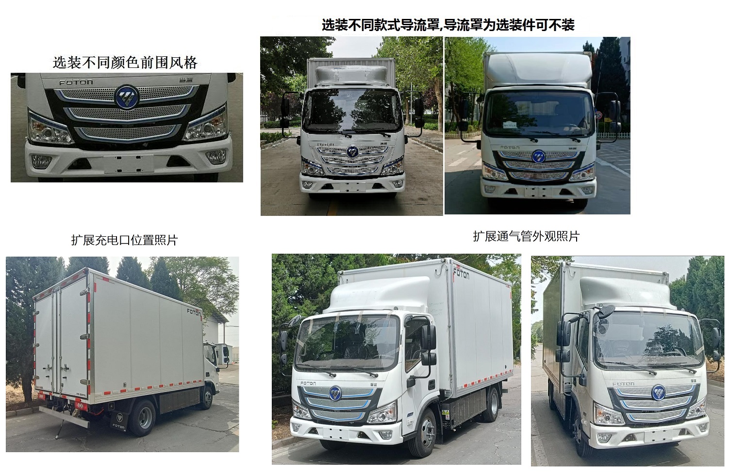 福田牌BJ5045XXYFCEV3燃料电池厢式运输车公告图片