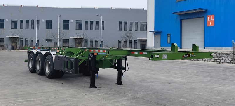 昊骞牌11.5米35.2吨3轴集装箱运输半挂车(LXT9402TJZ30)