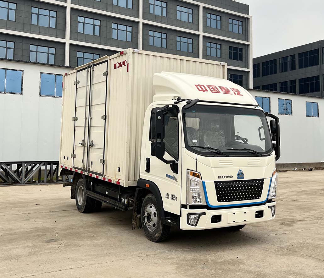 豪沃牌ZZ5047XXYG3314Z145BEVA0纯电动厢式运输车公告图片
