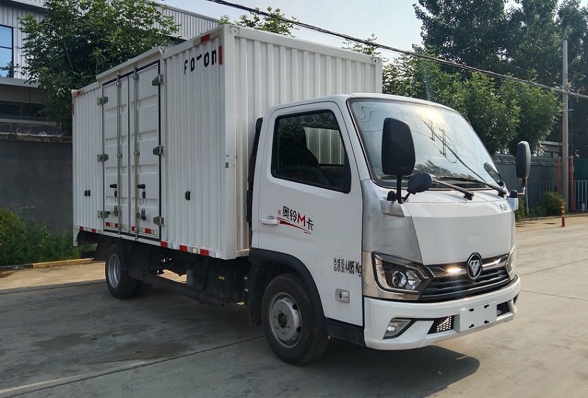 福田牌BJ5044XXY9JA5-AB2厢式运输车公告图片