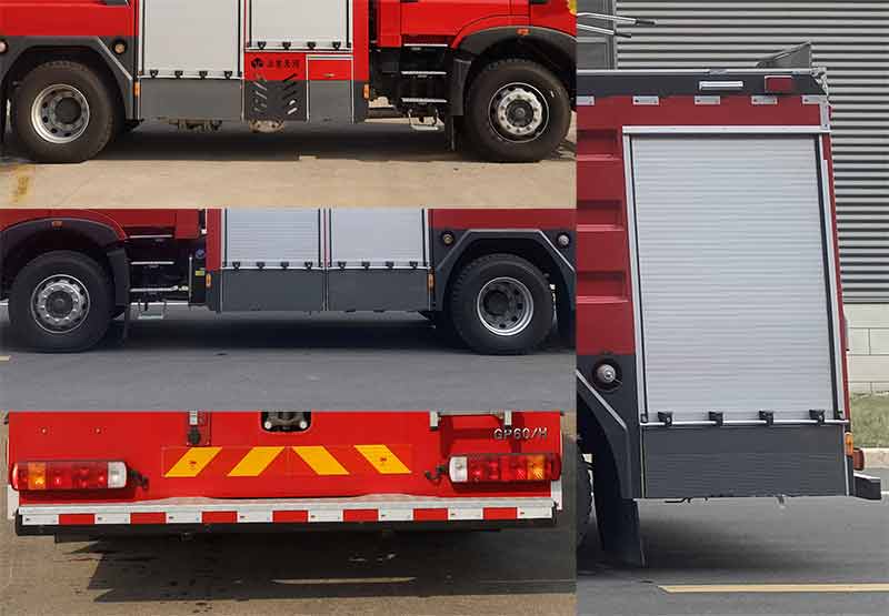 天河牌LLX5196GXFGP60/H干粉泡沫聯(lián)用消防車公告圖片