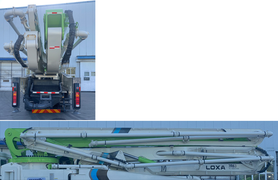 雷萨牌FLX5468THB-XF混凝土泵车公告图片