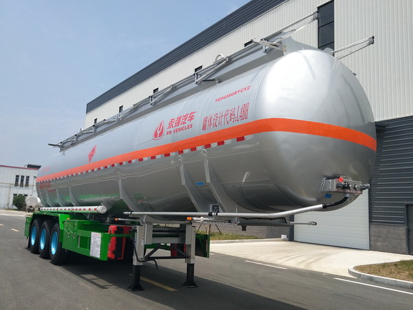 永强牌12.9米32.5吨3轴易燃液体罐式运输半挂车(YQ9408GRYCY2)