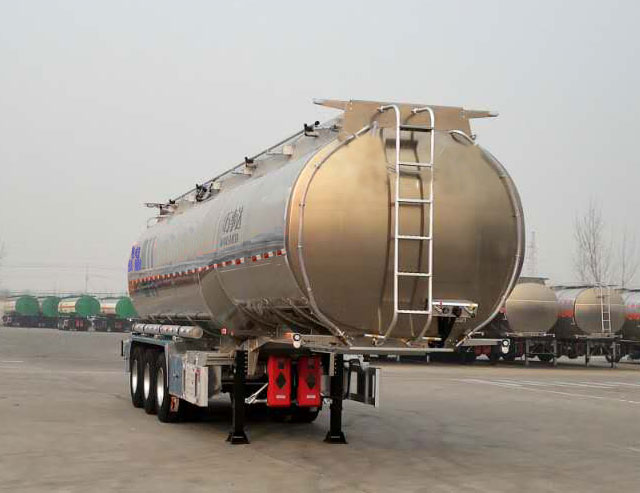 万事达牌11.3米34吨3轴润滑油罐式运输半挂车(SDW9401GRH)