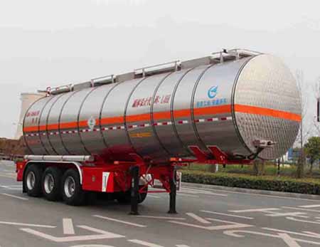 开乐牌10.4米31.5吨3轴毒性和感染性物品罐式运输半挂车(AKL9400GDG)