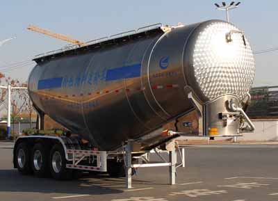 开乐牌9.4米34.6吨3轴铝合金中密度粉粒物料运输半挂车(AKL9400GFLL3)