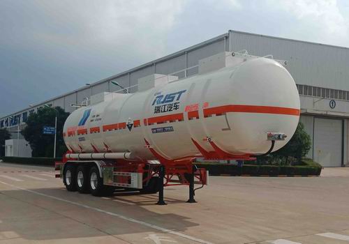 瑞江牌11.6米33.2吨3轴腐蚀性物品罐式运输半挂车(WL9400GFW03)