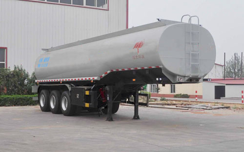 旗林牌10米31.5吨3轴普通液体运输半挂车(QLG9402GPG)
