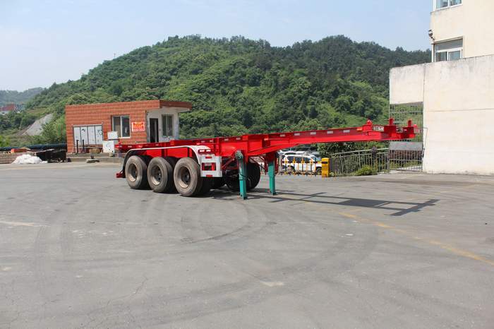 海福龙牌9.3米35.6吨3轴集装箱运输半挂车(PC9406TJZ)