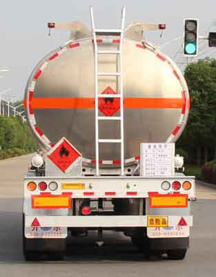 开乐牌AKL9400GRY40铝合金易燃液体罐式运输半挂车公告图片