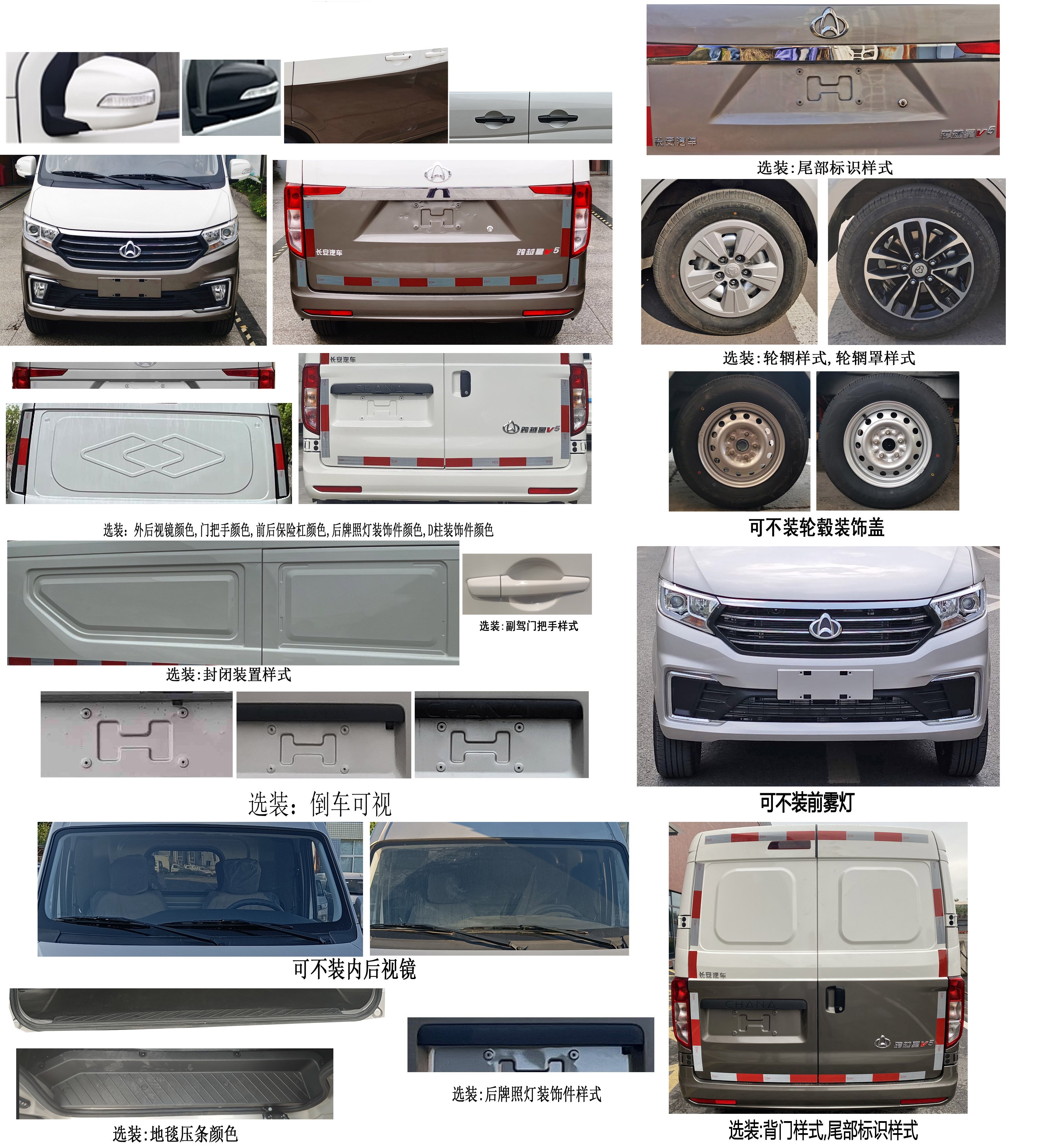 長安牌SC5021XXYVQ6BA廂式運輸車公告圖片