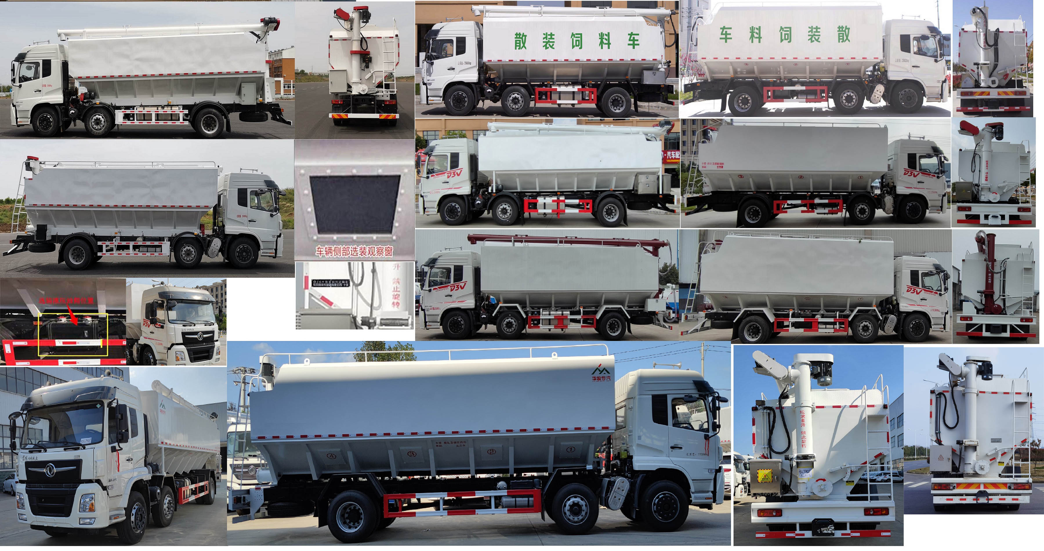東風(fēng)牌DFV5253ZSLGP6D散裝飼料運(yùn)輸車公告圖片