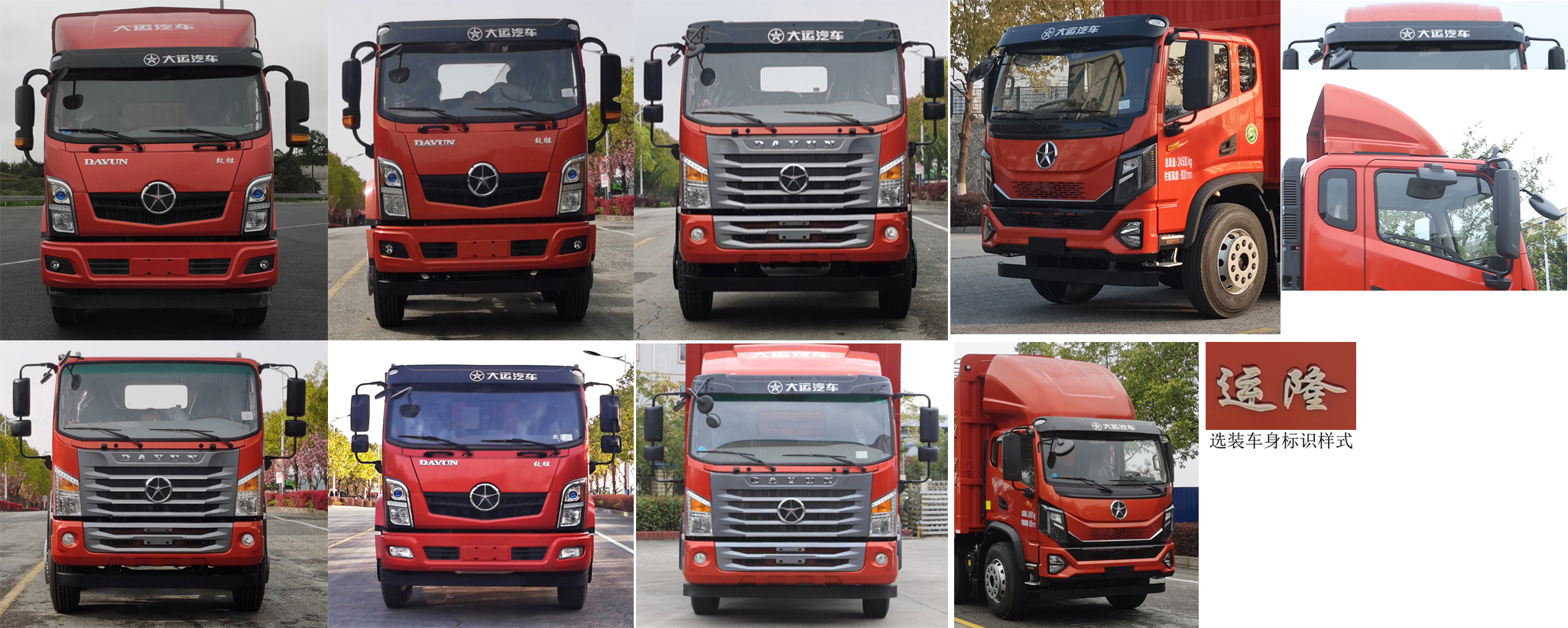 大運(yùn)牌DYQ5243CCYD6CB倉(cāng)柵式運(yùn)輸車(chē)公告圖片