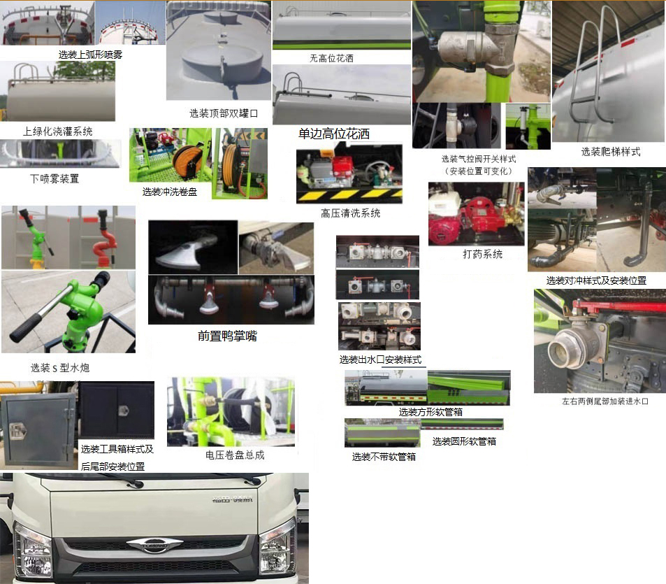 浩天星运牌HTX5075GPSBL6绿化喷洒车公告图片