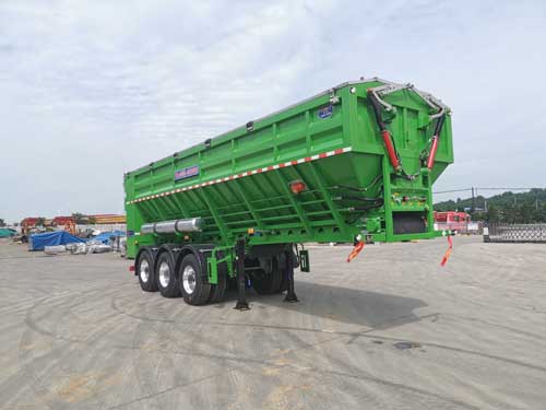 吉鲁恒驰牌9.5米31.2吨3轴散装粮食运输半挂车(PG9409ZLSA)