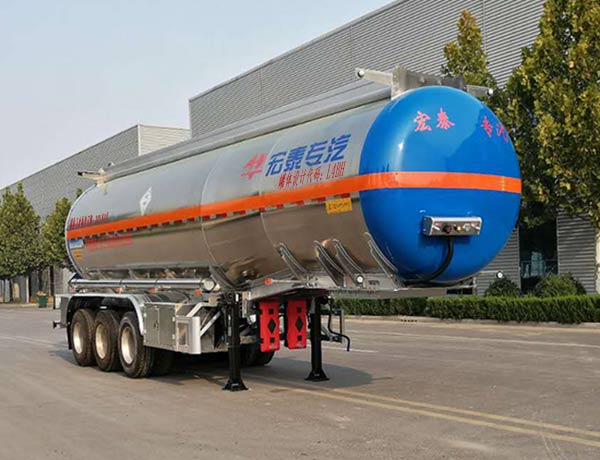 正康宏泰牌11米34吨3轴毒性和感染性物品罐式运输半挂车(HHT9403GDG)