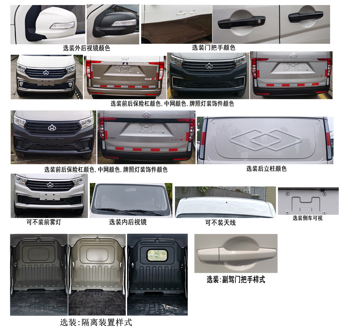 长安牌SC5021XXYWQ6B3厢式运输车公告图片