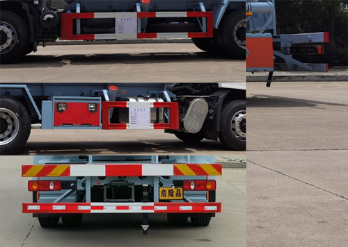 卡特利牌HTT5180GFWDF6腐蝕性物品罐式運輸車公告圖片