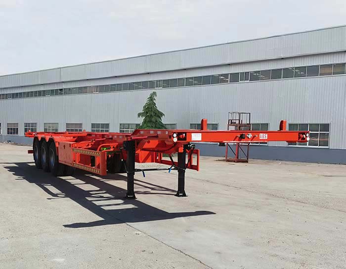 盛郓牌13米35.4吨3轴集装箱运输半挂车(SRD9401TJZE)