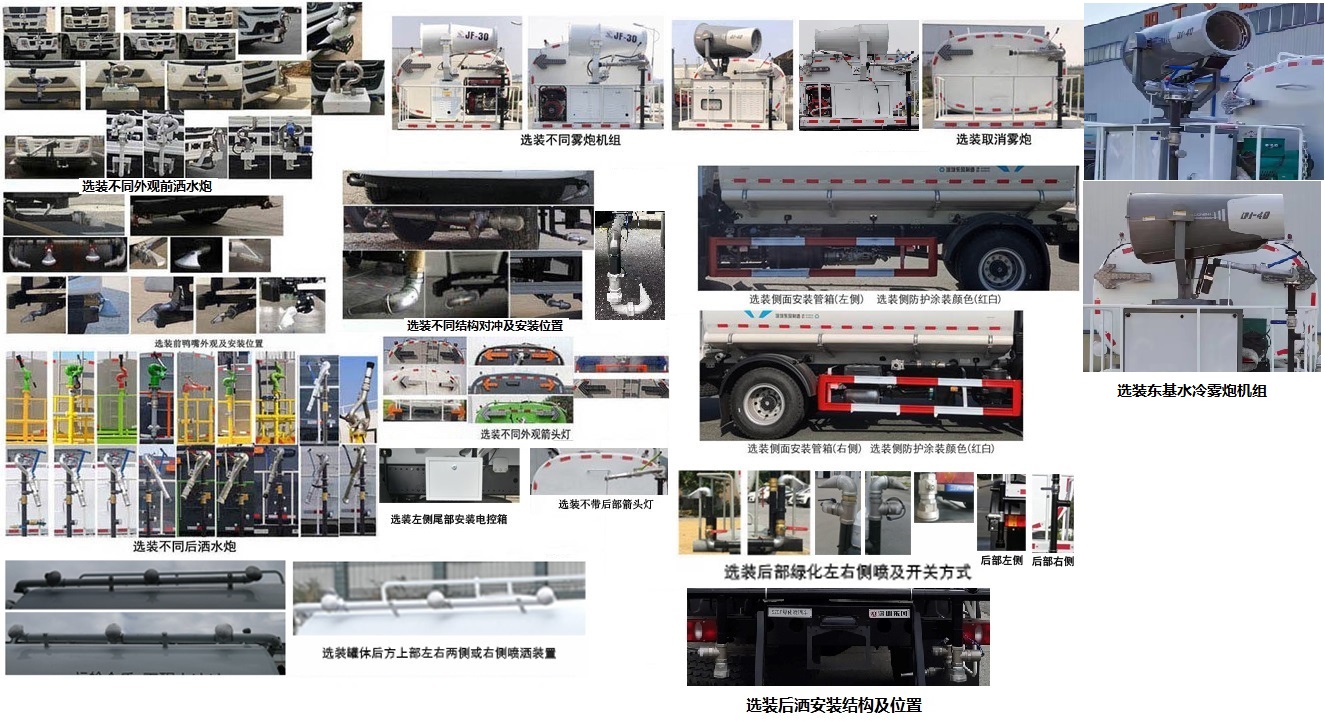 东风牌EQ5160GPSSEH6绿化喷洒车公告图片