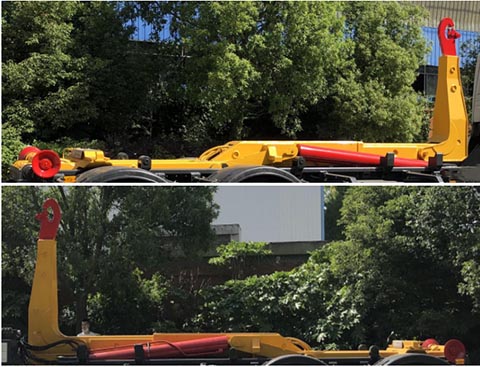 中汽力威牌HLW5250ZXXSX6车厢可卸式垃圾车公告图片