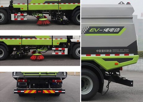 中聯(lián)牌ZBH5180TXSSPBEV純電動洗掃車公告圖片