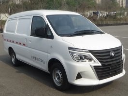 东风牌LZ5030XXYNEB1EV纯电动厢式运输车