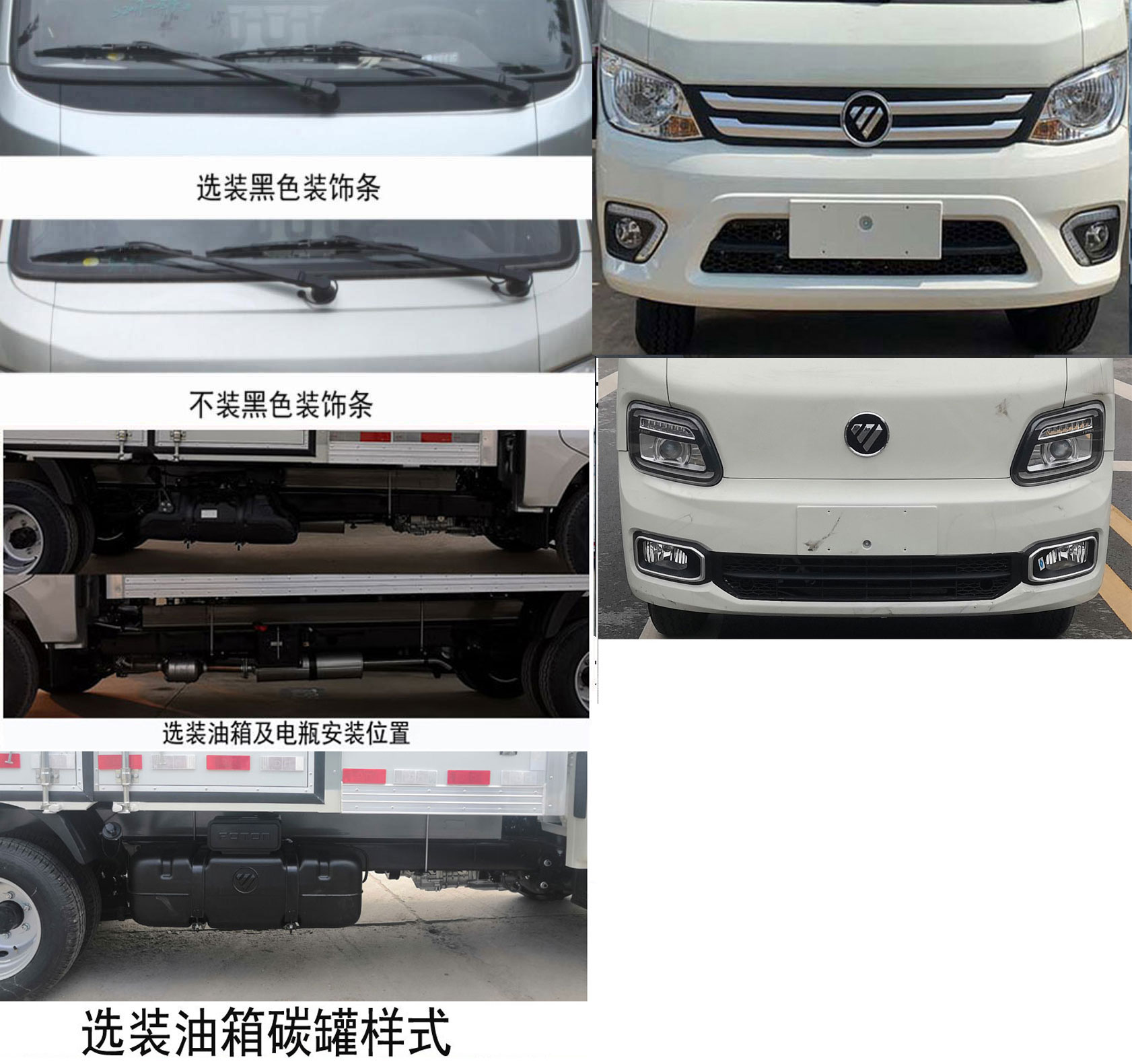 福田牌BJ5032XXY5PV5-11廂式運輸車公告圖片