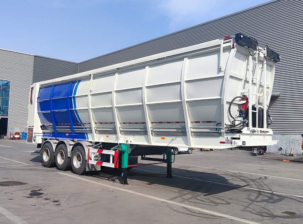 中郓畅达牌11.5米29吨3轴散装粮食运输半挂车(XSQ9406ZLS)