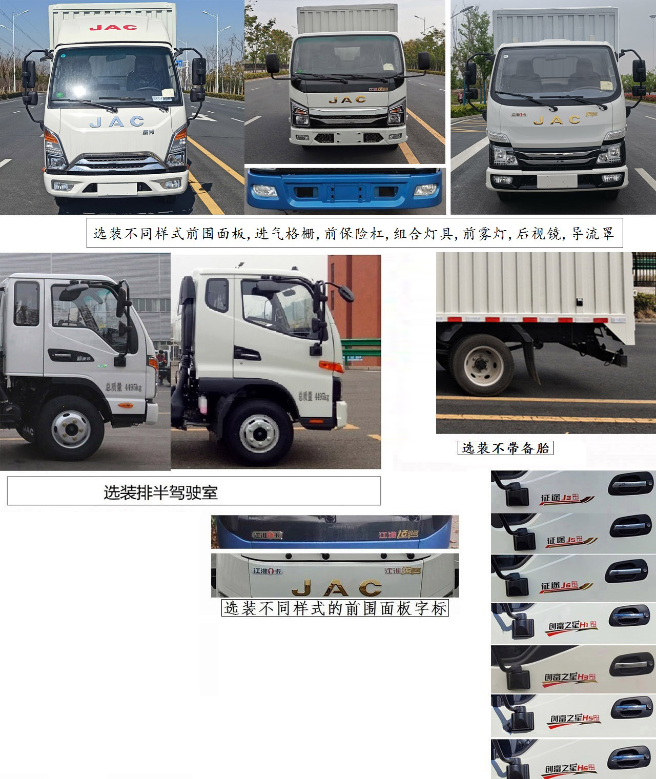 江淮牌HFC5041XXYP23K8B4QS廂式運輸車公告圖片