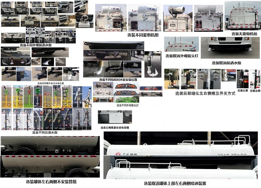 东风牌EQ5183GPSSDF6绿化喷洒车公告图片