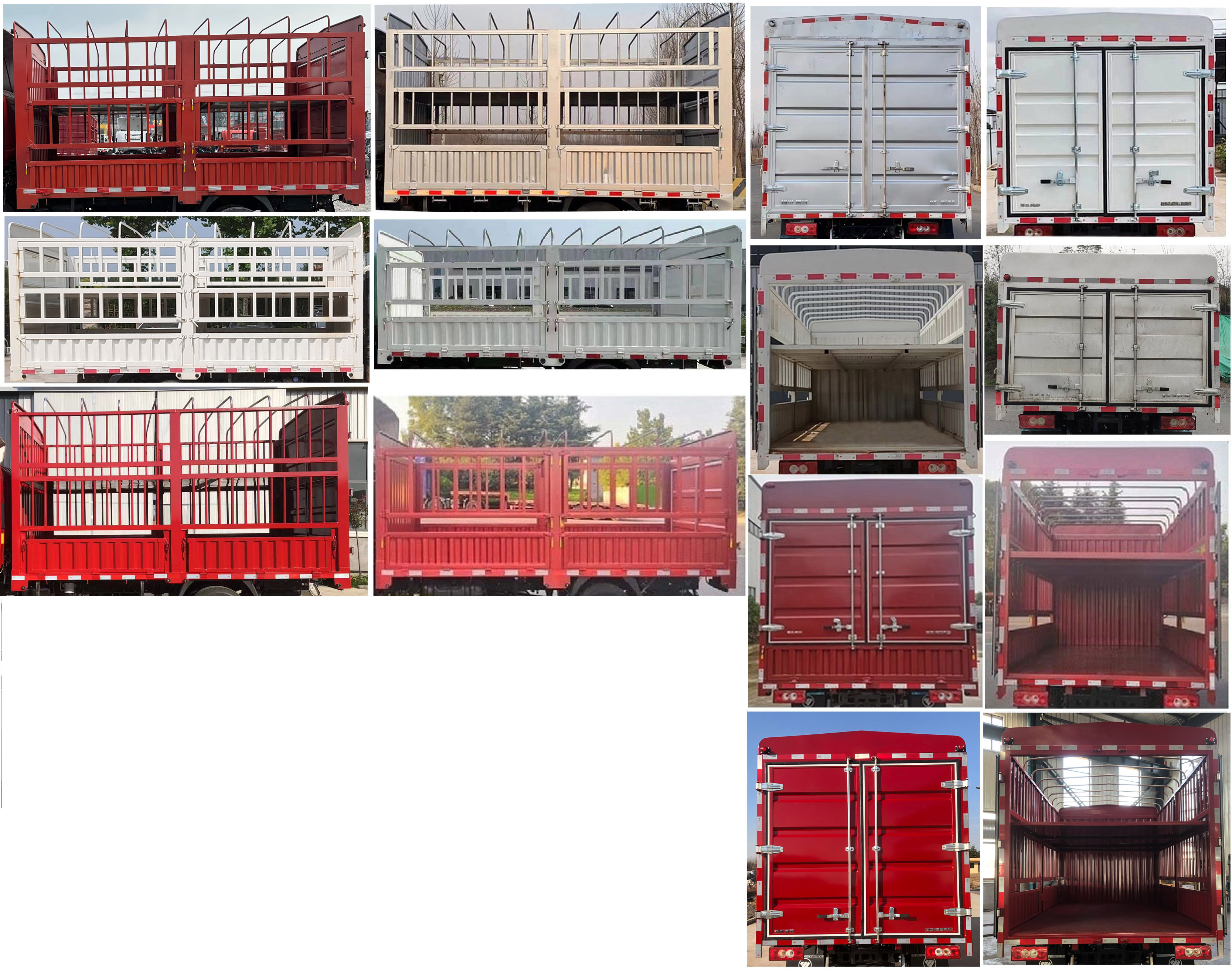 福田牌BJ5045CCY9JBA-AB8倉(cāng)柵式運(yùn)輸車公告圖片