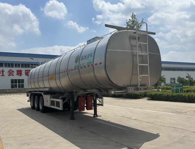 盛润牌12.5米33.7吨3轴普通液体运输半挂车(SKW9403GPGL)