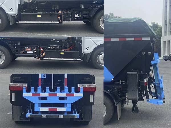 樂潔牌JLL5040ZZZEQBEV純電動自裝卸式垃圾車公告圖片