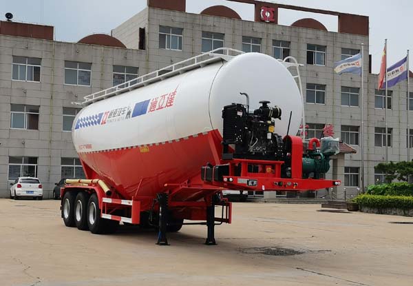 通亚达牌11米32.4吨3轴低密度粉粒物料运输半挂车(CTY9403GFL49)