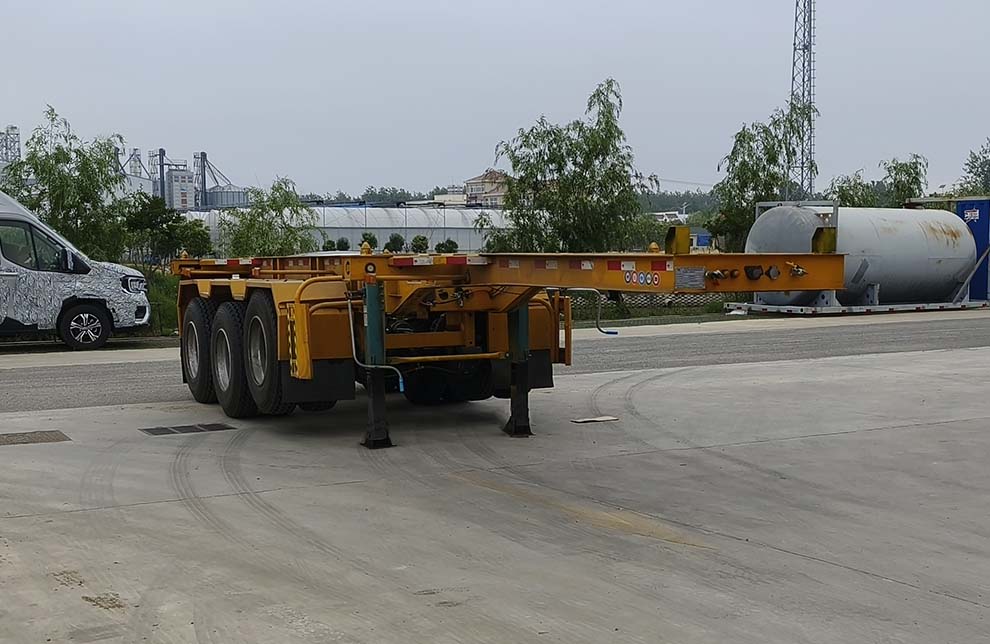 华梁天鸿牌9.2米35.3吨3轴集装箱运输半挂车(LJN9401TJZ20)